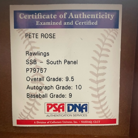 Pete Rose Autographed ball - Picture 4 of 4